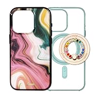 Sonix Case + Magnetic Ring (Rainbow) for MagSafe iPhone 15 Pro | Agate