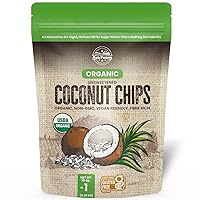 Ava Farms Coconut Chips – 1 LB Large Coconut Flakes – Unsweetened Coconut Flakes – Natural and Organic Coconut Chips – Delicious Unsweetened Coconut for Snacks, Porridge, Breakfast, Desserts