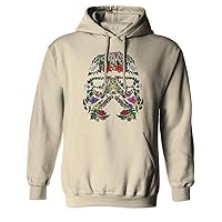 VICES AND VIRTUES Cool Graphic Floral Tropical Flowers Stormtrooper Street wear Good Vibe Hoodie