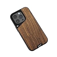 Mous Case for iPhone 15 Pro MagSafe Compatible - Limitless 5.0 - Walnut - Protective iPhone 15 Pro Case - Shockproof Phone Cover