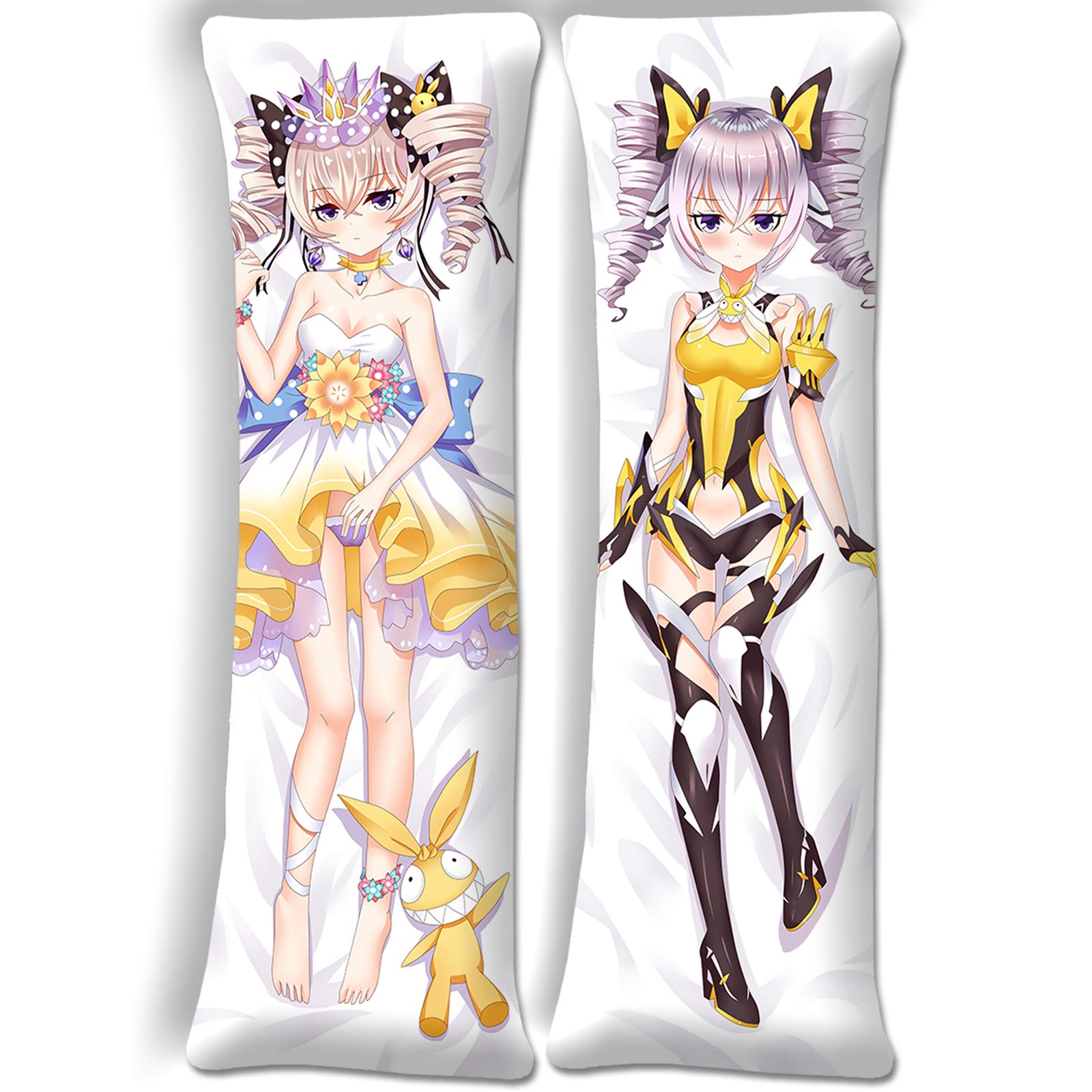 SDMFUNS Honkai Impact 3Rd Bronya Zaychik Body Pillow Case Cover Anime Dakimakura Pillow Cover 47.2x16in(120x40cm) Two Way Tricot