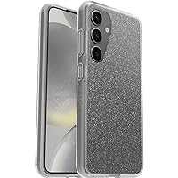 OtterBox Novelists Prefix Series Case - Stardust (Clear/Glitter), Ultra-Thin, Pocket-Friendly, Raised Edges Protect Camera & Screen, Wireless Charging Compatible (Single Unit Ships in Polybag)