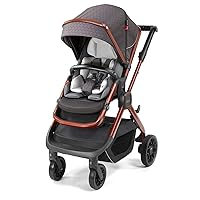 Quantum2 3-in-1 Multi-Mode Stroller for Baby, Infant, Toddler Stroller, Car Seat Compatible, Adaptors Included, Compact Fold, XL Storage Basket, Copper Hive