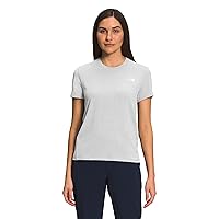 THE NORTH FACE Women's Wander Short Sleeve Tee (Standard and Plus Size), TNF Light Grey Heather, 3X