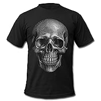 Engraved Skull Gothic Men's T-Shirt