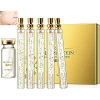 InstaLift Protein Thread Lifting Set, Soluble Protein Thread and Nano Gold Essence Combination, Golden-line Eternal Collagen Kit, Absorbable Collagen Threads, Face Essence (Set A)