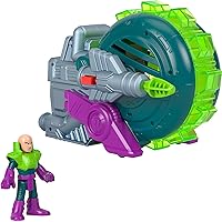 Fisher-Price Imaginext DC Super Friends Preschool Toys Lex Luthor Spinning Saw Vehicle & Figure Set for Pretend Play Ages 3+ Years