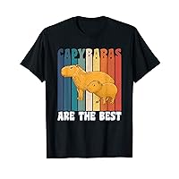 Capybara are the Best Retro Colorful T-Shirt