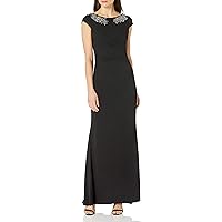 Adrianna Papell Women's Crepe Bead Dress