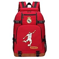 Benzema Large Capacity Laptop Backpack with Frontal Pocket-Lightweight Graphic Bookbag Daily Rucksack