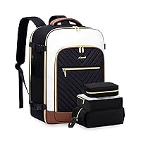 LOVEVOOK Large Travel Backpack for Women, TSA Carry on Backpack for Airplanes, 40L Personal Item Travel Bag for Women fits 17
