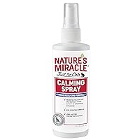 Nature's Miracle Just for Cats Calming Spray Stress Reducing Formula, 8-ounce (P-5780), White