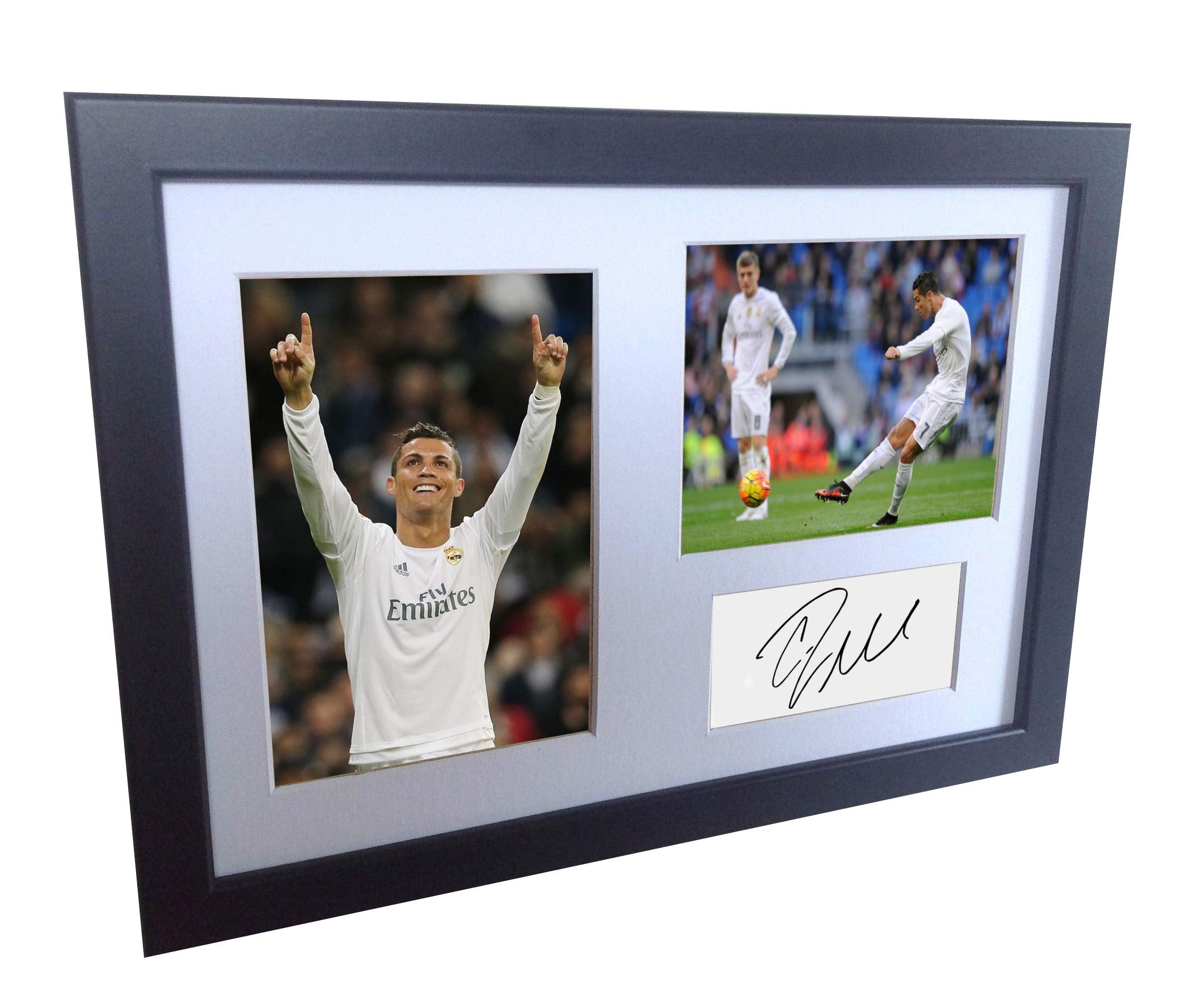 Kitbags & Lockers Signed Christiano Ronaldo Real Madrid Autographed Photo Picture Memorabilia A4