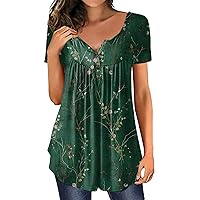 White Shirts for Women Y2K Tops Valentines Day Shirts Women Womens Shirts Dressy Casual Womens Top Heart Shirt Cotton Shirts for Women Womens Blouses and Tops Dressy Spring Green 3XL