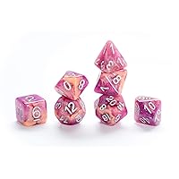 & Dice Gatekeeper Games Aether Dice Rasberry and Cream, Multi
