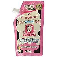 A Bonne Spa Milk Salt Moisturizes Whitens and Softens Skin 350g