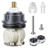 1 Pack Shower Cartridge Replacement, RP46463 Cartridge Replacement Compatible with Delta Monitor 17 Series (2006 - Present) Dual Function Shower Faucet Valve, Including Seat and Spring Adapter
