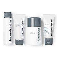 Discover Healthy Skin Kit - Includes: Precleanse, Face Wash, Face Exfoliator, & Moisturizer - Wash Away Impurities To Reveal Glowing Skin