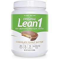Original Lean1, Fat Burning Meal Replacement Shake, Chocolate Peanut Butter Flavor, 2.0 lbs.