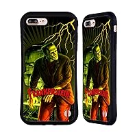 Head Case Designs Officially Licensed Universal Monsters Yellow Frankenstein Hybrid Case Compatible with Apple iPhone 7 Plus/iPhone 8 Plus