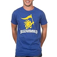 JINX Overwatch Blizzard World Logo Men's Gamer Tee Shirt