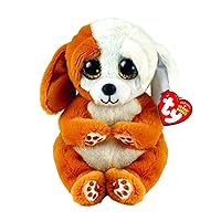 Ty Beanie Bellie Ruggles - Brown and White Dog - 6