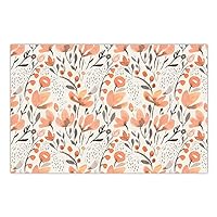 DB Party Studio 25 Pack Thanksgiving Dinner Paper Placemats Classic Seasonal Autumnal Colors Leaf Design Fall Season Family Parties Dining Table Settings Disposable Quick Cleanup 17