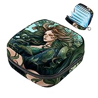 Makeup Bag Mermaid Cosmetic Bag Makeup Pouch Travel Toiletry Bag Organizer Storage Bag for Women Girls