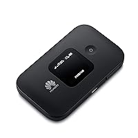 Huawei E5577 4G LTE Mobile WiFi Hotspot Gaming Travel Festival Music Portable Sim Card Router Mifi (4G LTE in Europe, Asia, Middle East, Africa & 3G Globally) Does Not Support USA sim Cards (Black)