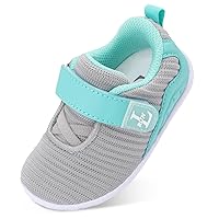 L-RUN Barefoot Shoes Toddler Sneakers Boys Girls Lightweight Shoes Knit Kids Walking Shoes for Indoor Outdoor