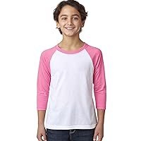 The Next Level Boys CVC 3/4-Sleeve Raglan Tee (3352)