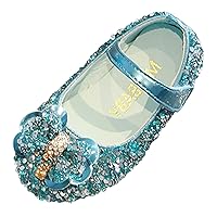 Kids Girls Shoes Size 13 Children Shoes Fashion Band Diamond Flat Bottom Princess Shoes Fashion Bow Shoes Size 2 Girls