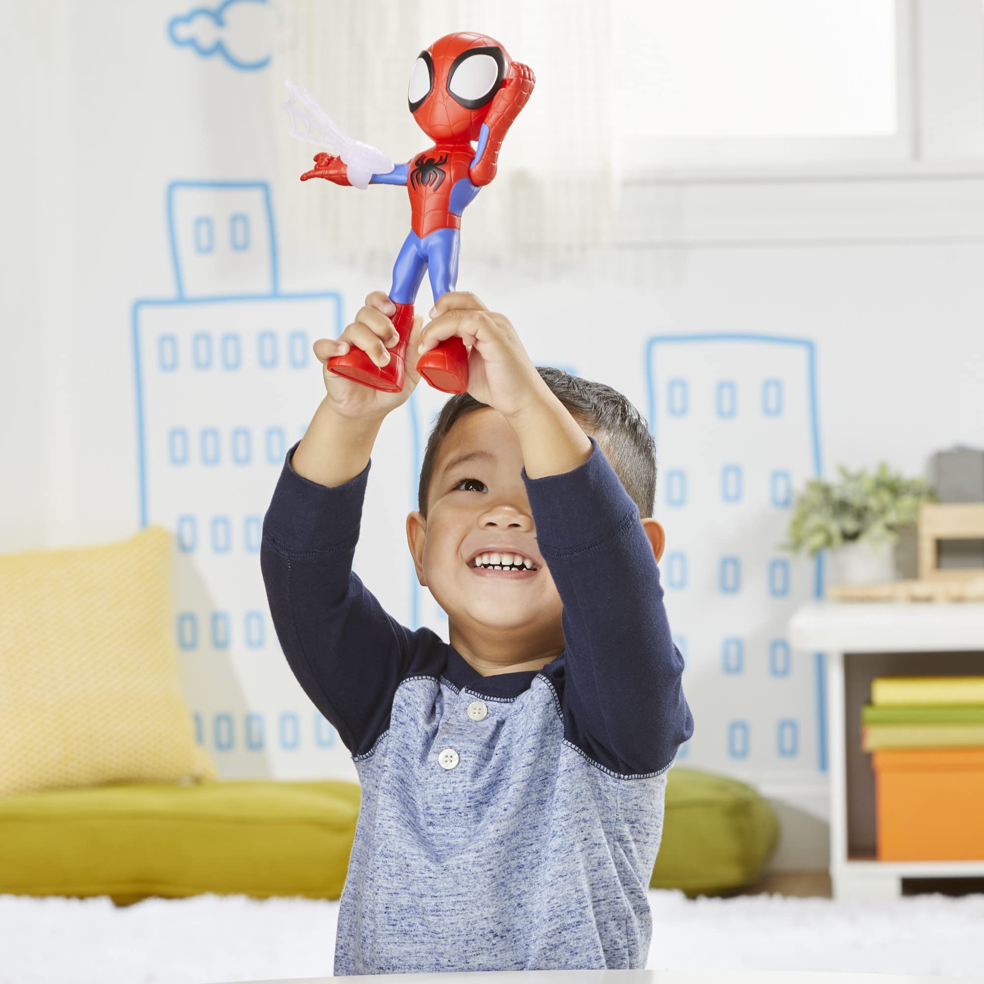 Marvel Spidey and His Amazing Friends Supersized Hero Multipack, 3 Large Action Figures, Preschool Super Hero Toy, Ages 3 and Up, 9 Inches (Amazon Exclusive)