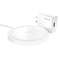 Ixpand Wireless Charger 15W (includes Quick Charge adapter + USB Type-C cable) - Wireless charging pad for Qi-compatible smart phones and devices - SDIZB0N-000G-ANCLN