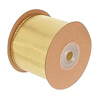 BESTOYARD 1 Roll Bright Onion Webbing Gift Packing Ribbon Wrapping Silk Ribbon Wedding Gold Ribbon Wire Straps Stain Ribbon Wedding Decorations for Ceremony Gift Wrapping Ribbon Candy Metal
