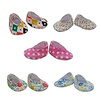 Baby Dolls Cloth Shoes for 18 Inch Newborn Baby Dolls, Dolls Shoes Accessories for 17-18 Inch Baby Dolls
