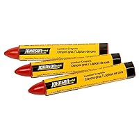 Johnson Level & Tool 40-0652 Red Lumber Crayons - 3/Pack