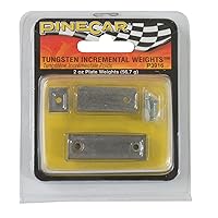 Woodland Scenics Pine Car Derby Weights Tungsten Incremental Weight Plate, 2-Ounce