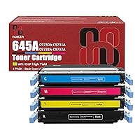 645A Toner Cartridges Compatible for HP C9730A C9731A C9733A C9732A Toner Cartridge Work for HP Color Laserjet 5500dn 5500dtn 5500hdn 5550dn 5550dtn Printers