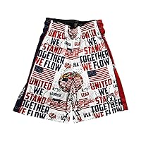 Flow Society United We Flow Boys Lacrosse Shorts | Boys LAX Shorts | Lacrosse Shorts for Boys | Kids Athletic Shorts for Boys