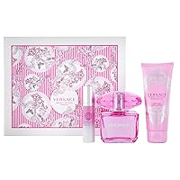 Versace 3 Piece Bright Crystal Absolu Gift Set Eau de Parfum Spray for Women