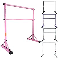 4FT Portable Ballet Barre,Height Adjustable Ballet bar freestanding Dance Bar,Heavy Duty, No Tools,Sturdy Construction for Balance Exercise,Weight Capacity 350 LBS