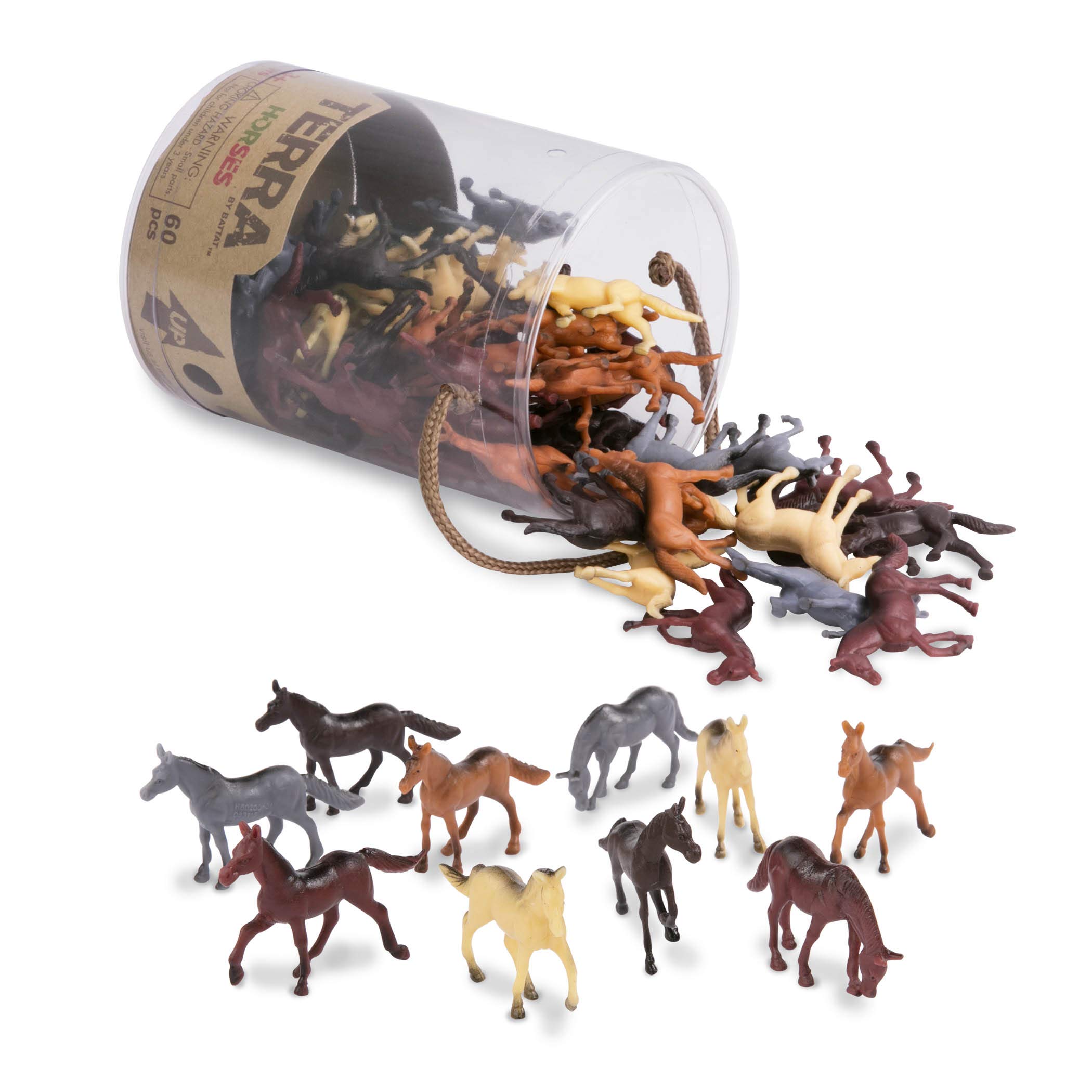 Mua Terra 60-Piece Animal Figures Collection Horse Toy Set in Bucket, Mini  Horse Figures - Toy from 3 Years trên Amazon Đức chính hãng 2023 |  Giaonhan247