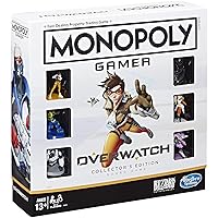 Monopoly Gamer Overwatch Collector's Edition Board Game for Ages 13 and Up Gift for Overwatch Players