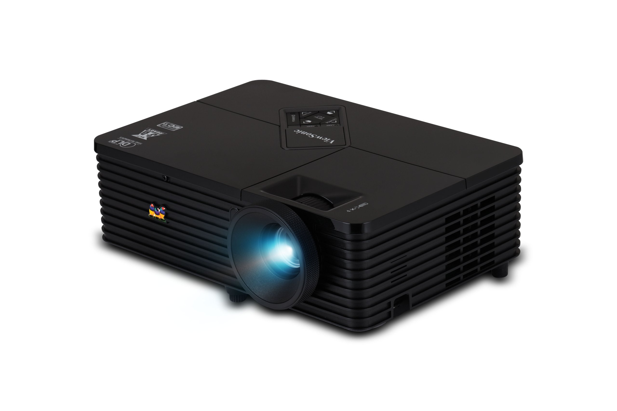 ViewSonic PJD5232 XGA DLP Projector, 2800 ANSI Lumens, PC 3D-Ready/120Hz, Black