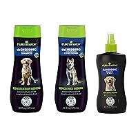 FURminator deShedding Kit, deShedding Shampoo, deShedding Conditioner, deShedding Waterless Spray, For Dogs, 40.5 oz