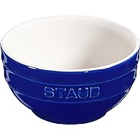 Staub 40511-813 Ceramic Bowl, Blue, 5.5 inches (14 cm), Ceramic Bowl, Heat Resistant, Ceramic, Microwave Safe