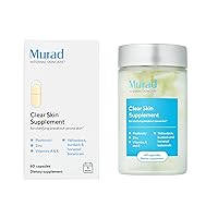 Murad Clear Skin Supplement - Supplements for Acne-Prone Skin – Biotin, Zinc & Vitamin A Beauty Supplement - Minimize Breakouts, Reduce Inflammation & Control Sebum at The Cellular Level