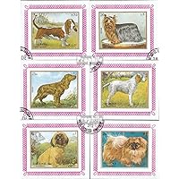 Sharjah Block1270B-Block1275B (Complete.Issue.) fine Used/Cancelled 1972 Dogs (Stamps for Collectors) Dogs/Wolves/Hyenas