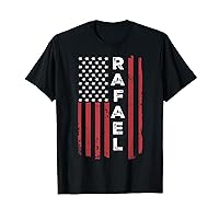 Rafael USA Flag American Flag Patriotic T-Shirt